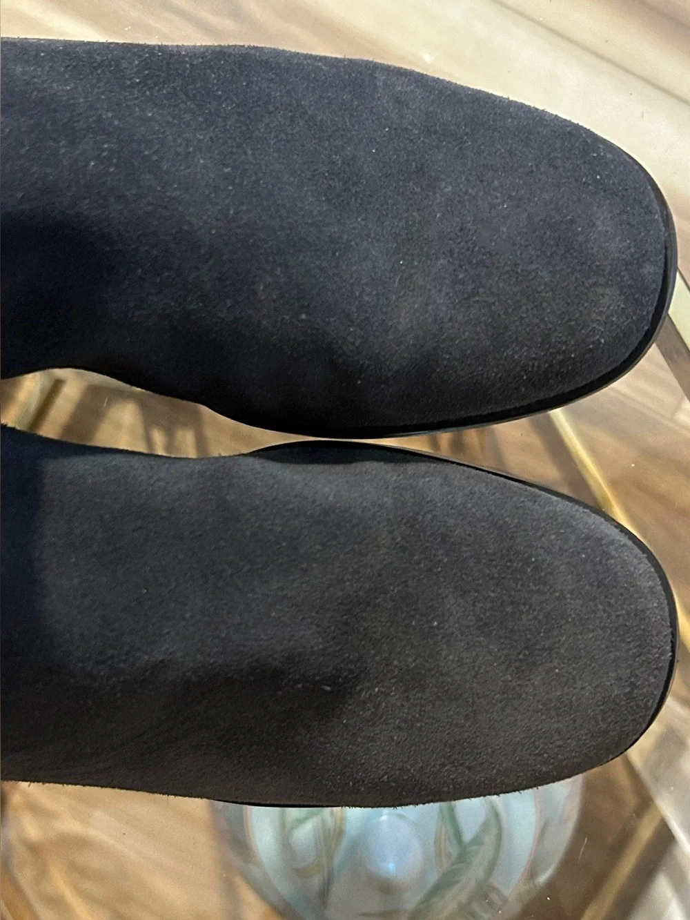 Corso Como Suede Over-the-Knee Zip Boots Size 6